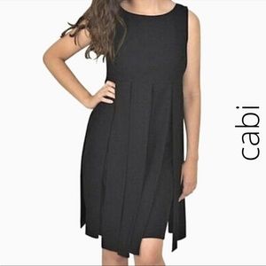 NWT CAbi Onyx Swishing Carwash Flapper Empire Waist Cocktail Party Dress LBD 8/M